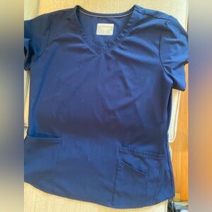 Skechers Women's Navy Short Sleeve scrub top XL
